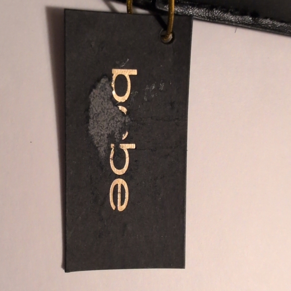 Bebe Black Quilted Clutch with Gold AccentsBebe Sophia Crossbody Small Black Bag - Picture 5 of 7